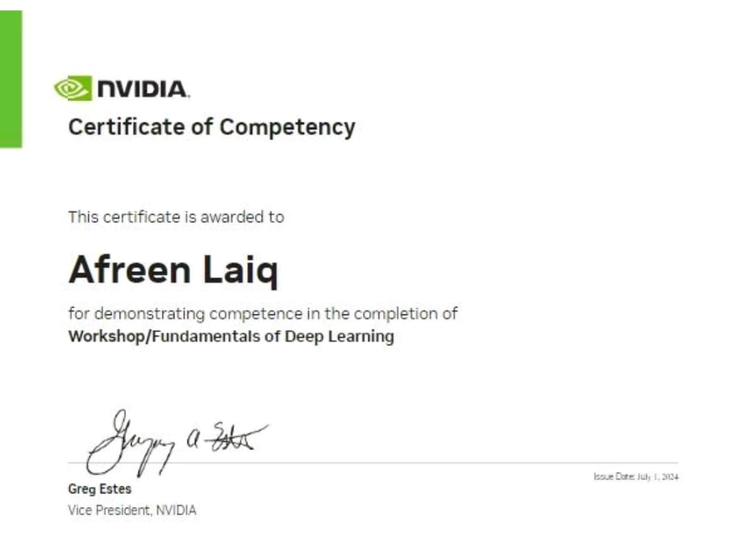 Deep Learning NVIDIA